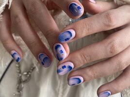 フラワーベース柄ニュアンス