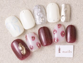 アイネイルズ 三宮店(I nails)の写真/初回オフ込★トレンドコース¥7500♪持ちや爪の薄さが気になる方必見！[三宮/パラジェル]
