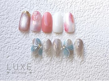 リュクス 流山おおたかの森店(Luxe)の写真/【トレンド定額デザイン8400円】フォトギャラリーに全デザイン掲載♪全行程手作業の丁寧な施術が人気の秘訣