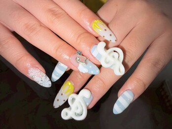 ジェミーネイル シンジュク(Jemiy nail shinjuku)/【Nana】音符苺レース¥16480