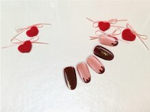 ファストネイル アスナル金山店(FAST NAIL)/ピーコック　ハート　【11634】