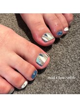 ネイルクルーノーヴル(nail Clou Noble)/ブルー×グリーン