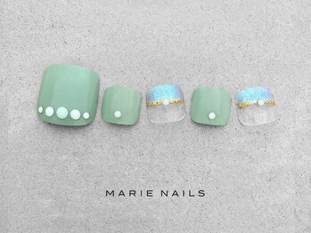 マリー ネイルズ いわきラトブ店(MARIE NAILS)/定額6600円税込 フット 0726a