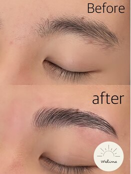 ウェリナ(Welina)の写真/《美眉アイブロウスタイリング+WAX除去付》自己流ケアは卒業!第一印象を決める目元はプロにお任せ♪