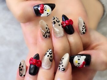 ネイルサロン シェル(Nail Salon SHELL)/キティーちゃんネイル★