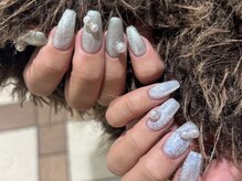 ウニ 立川(uni.)/春色マグネットネイル