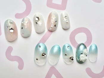 ネイル マテリア 池袋店(Nail Materia)の写真/《エリア屈指豊富なアートデザイン数が魅力》大人気看板メニュー◆定額デザインコース¥6300/初回オフケア込