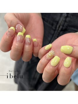 イベル 船橋店(ibelu)/ぷっくりフラワーネイル