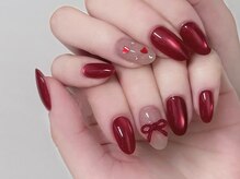 ファンシー 新宿店(Fancy)/冬ネイル/ツイード/ワンホン