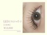 【エクパーマ】LEDフラットラッシュ×まつげパーマ120本　￥12,000