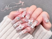 MONE PINK NAIL 新中野【持ち込み/長さだし/マグネット/ワンホン/フィルイン】
