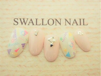 スワロンネイル(SWALLON NAIL)/1.2月定額ネイル