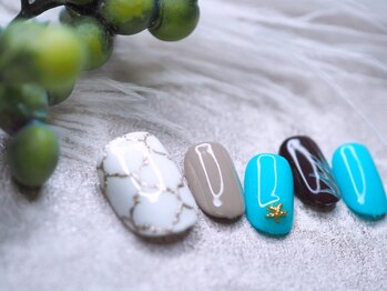 フットジェルネイル　エレガント