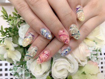 ネイルサロン ドレス(Nail Salon Dress)/[中村]水風船ネイル☆