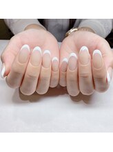 ネイルアンドアイラッシュサロン マーブル(marble)/似合わせ美爪フレンチ/5900