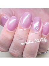 ネイルサロン キリグ(KILIG)/キラキラ　ワンカラー