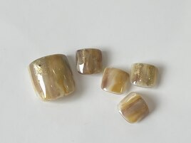 キャラメルラテネイル￥7500