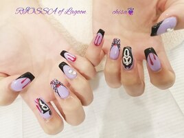 くすみｘハロウィンネイル