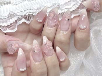 モカ 心斎橋(moca by Lee)/【Aina】チークネイル