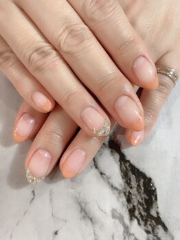 ジュイール 三鷹店(jouir)/ティアラフレンチ/三鷹ネイル