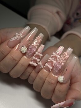 エクアネイルズ(Akuwa nails)/スカルプ◆180分アートやり放題