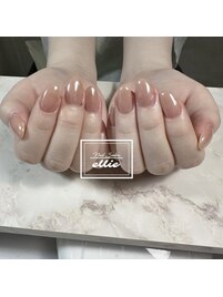 ホワイトパウダーネイル