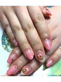 ～ピンクルージュネイル～