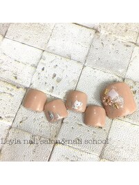 NO116　ヌーディーフットネイル