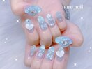 水色ゆめかわネイル
