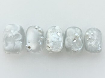 アイネイルズ 池袋店(I-nails)/フラワーニュアンス