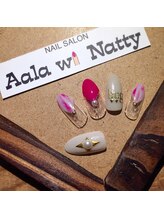 アラ ウィー ナッティー ネイル 北千住店(Aala wi Natty nail)/V字フレンチ