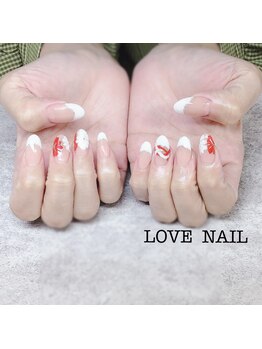ラブネイル(LOVE NAIL)/ウェディングスカルプネイル