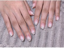 美容所 丸八/グラデーション+ラメ追加