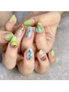 haruka nail×ぽこぽこネイル