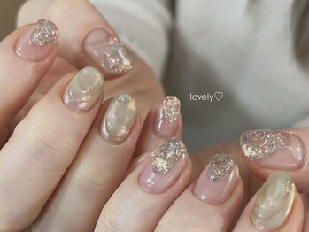 ルカ 原宿(lux)/大人女子ニュアンスネイル