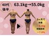 【10kg以上痩せたい方★】脂肪燃焼×食事改善サポートの初回体験￥3980