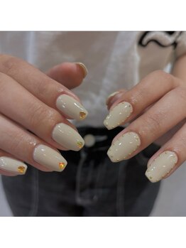 ウェイビーズ ネイル(wavy's.nail)/ハートホログラムネイル
