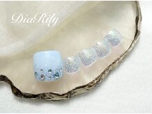 ディアリリー(Dia Rily)/7月定額フット¥9350 水色ラメ