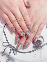 スウィートアロマネイル 恵比寿(Sweet Aroma NaiL)/マグネットネイル&リボン