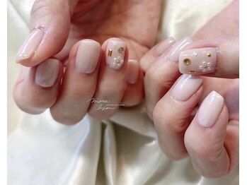 モアビジュー(more bijou)/ビジューネイル/シンプルアート