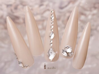 アイネイルズ 町田店(I nails)/ロングストーンネイル11500円
