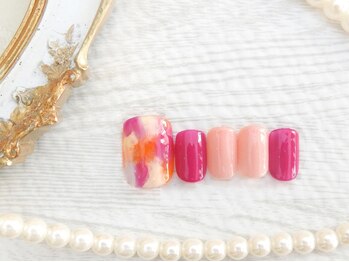 アーク ネイルアンドアイビューティ(Ark)/〈Foot〉デザインArtコース