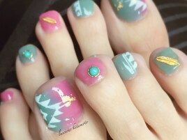 オルテガ柄フット