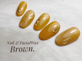 ブラウン(Brown.)/モヤっとオレンジ