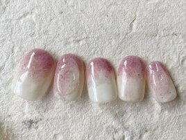 ピンクホワイト塗りかけ¥7700