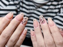 ウサギネイル 新大久保店(usagi nail)/マグネットフレンチ秋可愛い