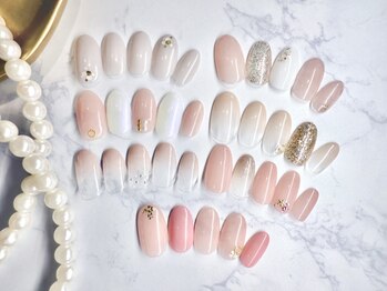 パールズ(PEARLS)の写真/【定額】人気No,1美爪改善シンプルコース9900円♪丁寧なケアでシンプルが際立つ美爪に！パラジェル込み◎