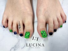ネイルスタジオ ルキナ(LUCINA)/T-090 個性派レオパード