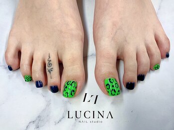 ネイルスタジオ ルキナ(LUCINA)/T-090 個性派レオパード