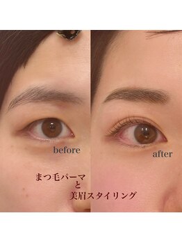 リンダ(LINDA)/まつ毛パーマと美眉スタイリング